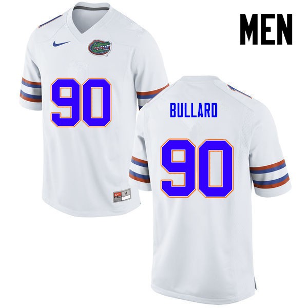 Florida Gators Men #90 Jonathan Bullard College Football Jersey White